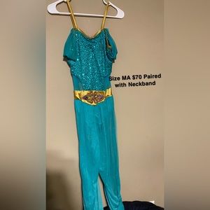 Aladdin Themed Dance Costume Size MA